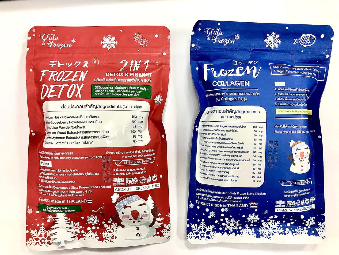 Ultimate Glow Set: Frozen Detox & Collagen Whitening x10 Glutathione