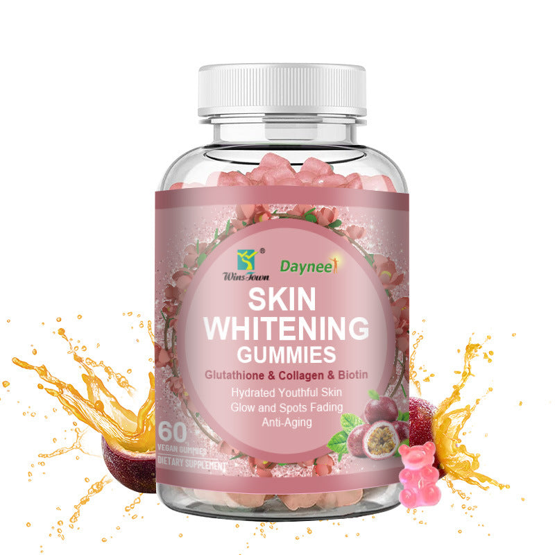 SKIN WHITENING GUMMIES WITH GLUTATHIONE + COLLAGEN + BIOTIN