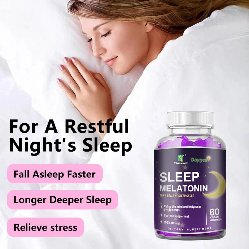 Sleep Melatonin Gummies with L-Theanine and Ashwagandha
