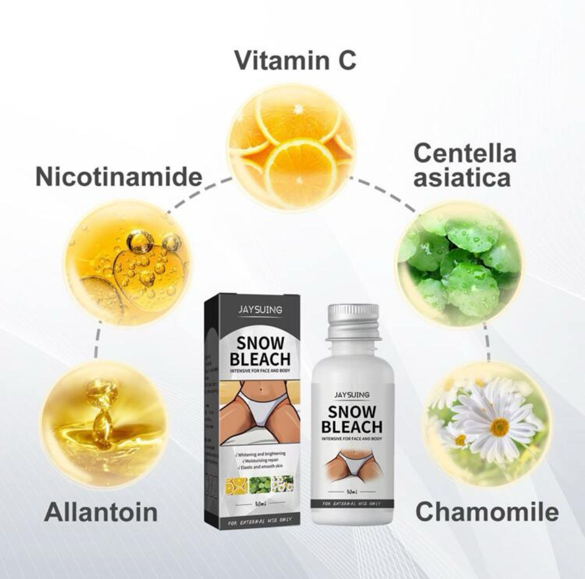 Snow Bleach Korean Whitening Cream