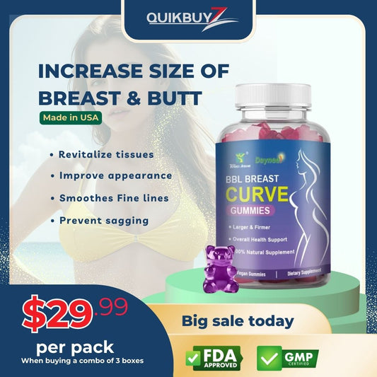 BBL Breast Curve Gummies - Enhance and Sculpt Your Bust and Butt