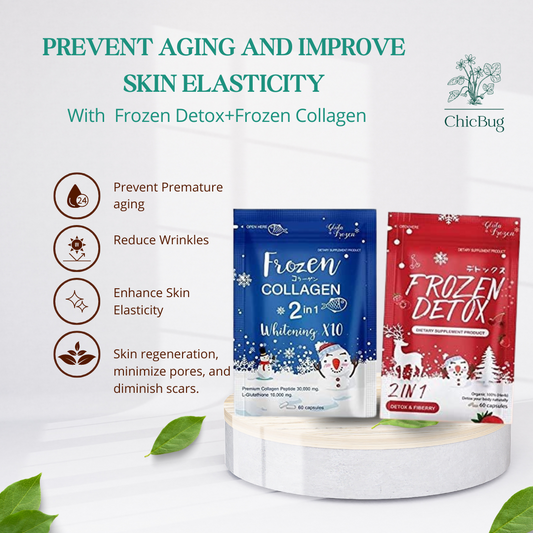 Ultimate Glow Set: Frozen Detox & Collagen Whitening x10 Glutathione