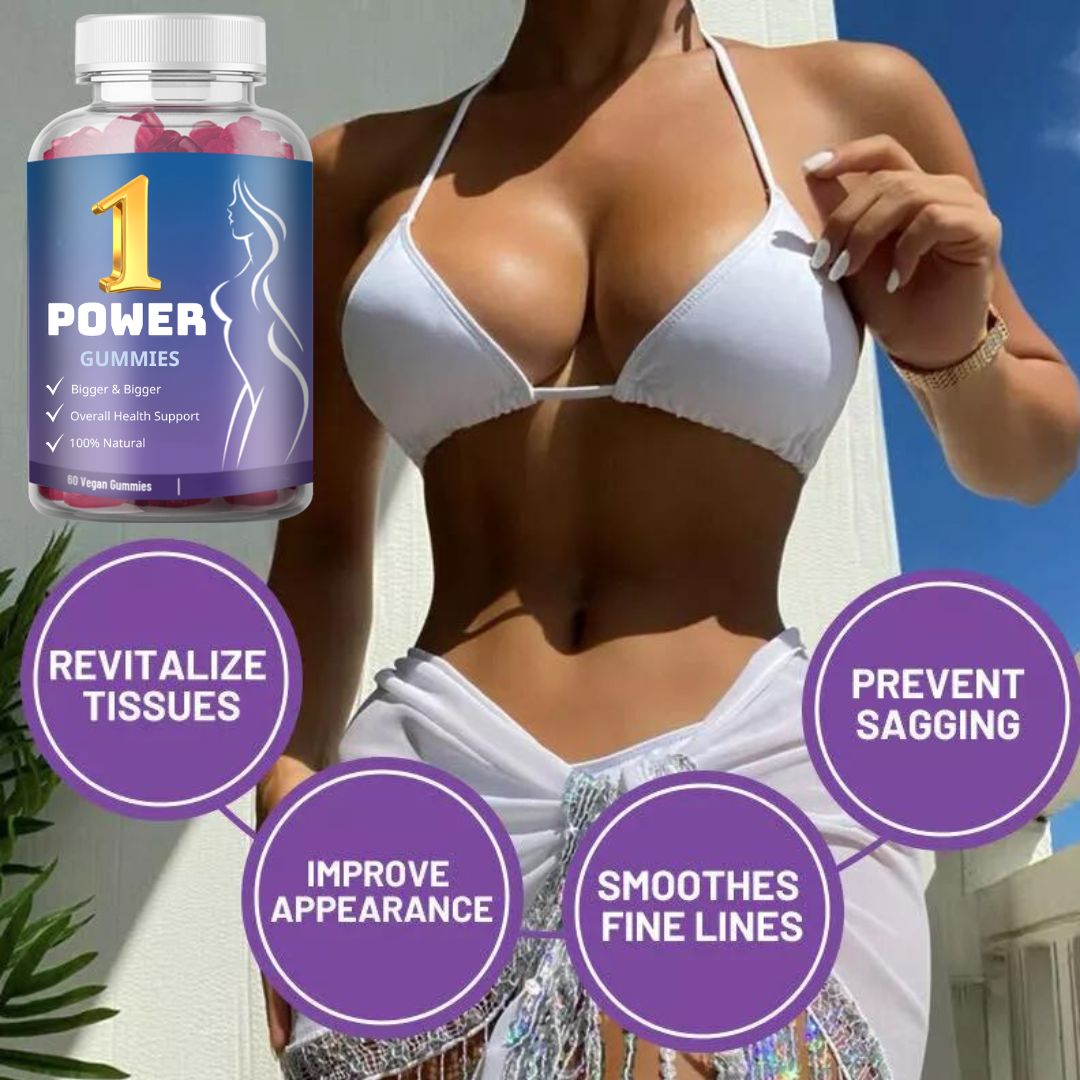 1 Power Gummies™ - Enhance and shape your bust and butt for $1 a day