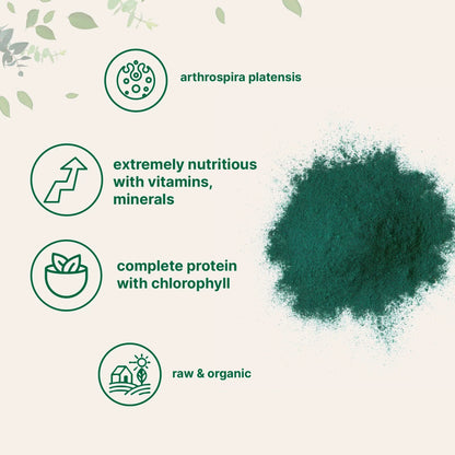 Organic Spirulina Powder 1 Pound