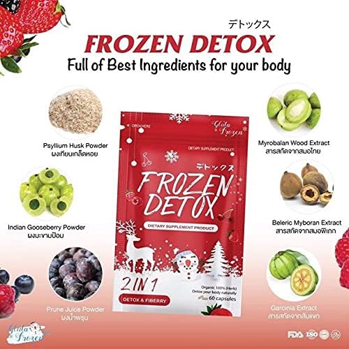 Double pack : Frozen Detox + Frozen Collagen Whitening x10 Glutathione