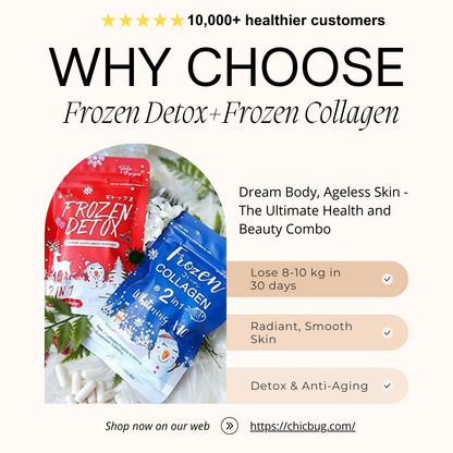 Ultimate Glow Set: Frozen Detox & Collagen Whitening x10 Glutathione