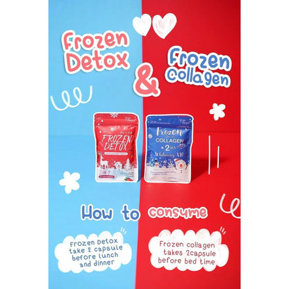 Ultimate Glow Set: Frozen Detox & Collagen Whitening x10 Glutathione