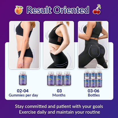 Combo BBL Breast + Maca Plus Gummies-3  round measurement  improvement