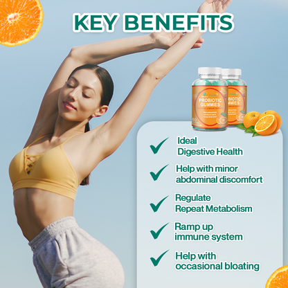 Probiotic Gummies | Supplement for Gut Health Digestion Immunity