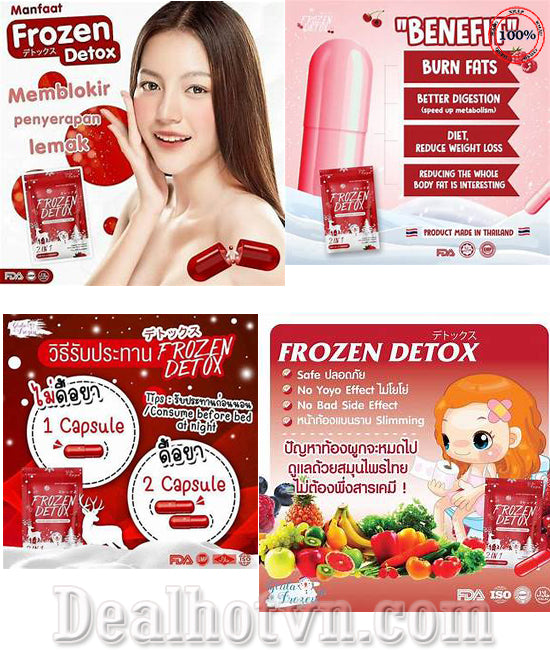Ultimate Glow Set: Frozen Detox & Collagen Whitening x10 Glutathione