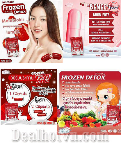 Ultimate Glow Set: Frozen Detox & Collagen Whitening x10 Glutathione