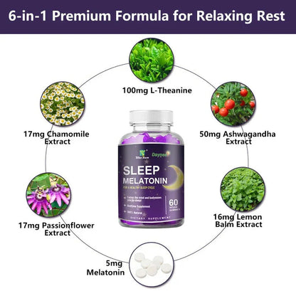CG3 - Sleep Melatonin Gummies with L-Theanine and Ashwagandha