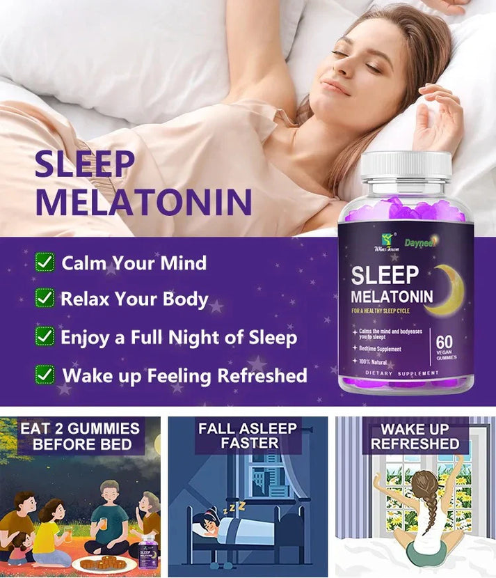 CG3 - Sleep Melatonin Gummies with L-Theanine and Ashwagandha
