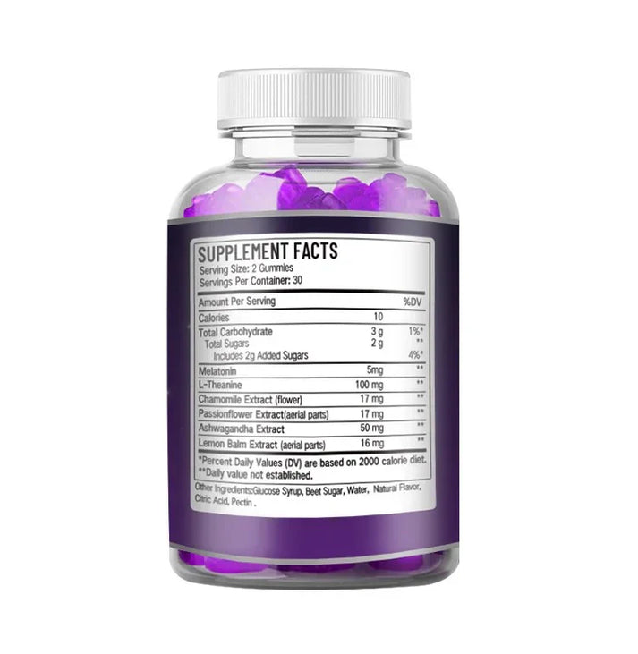 CG3 - Sleep Melatonin Gummies with L-Theanine and Ashwagandha
