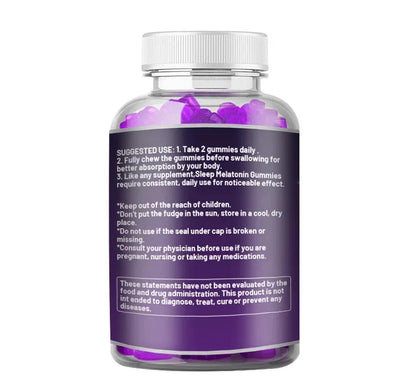 Sleep Melatonin Gummies with L-Theanine and Ashwagandha