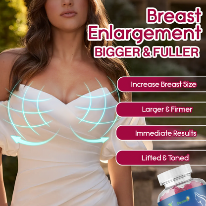 BBL Breast Curve Gummies | Supplement for Butt and Breast Enlargement, Overall Health Support, and Hormonal Balance