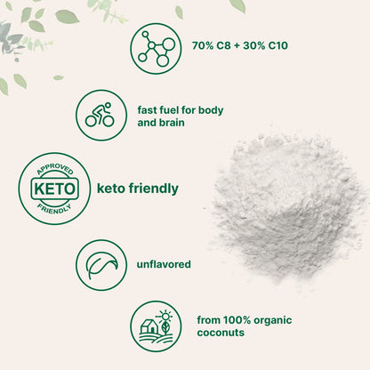 Organic MCT Oil Powder 1 Pound
